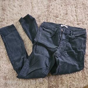 LOFT Dark Gray Straight Leg Jeans